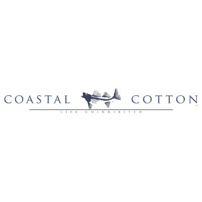Coastal Cotton Logo Representing Uninhibited Lifestyle Inspired by Coastal Living