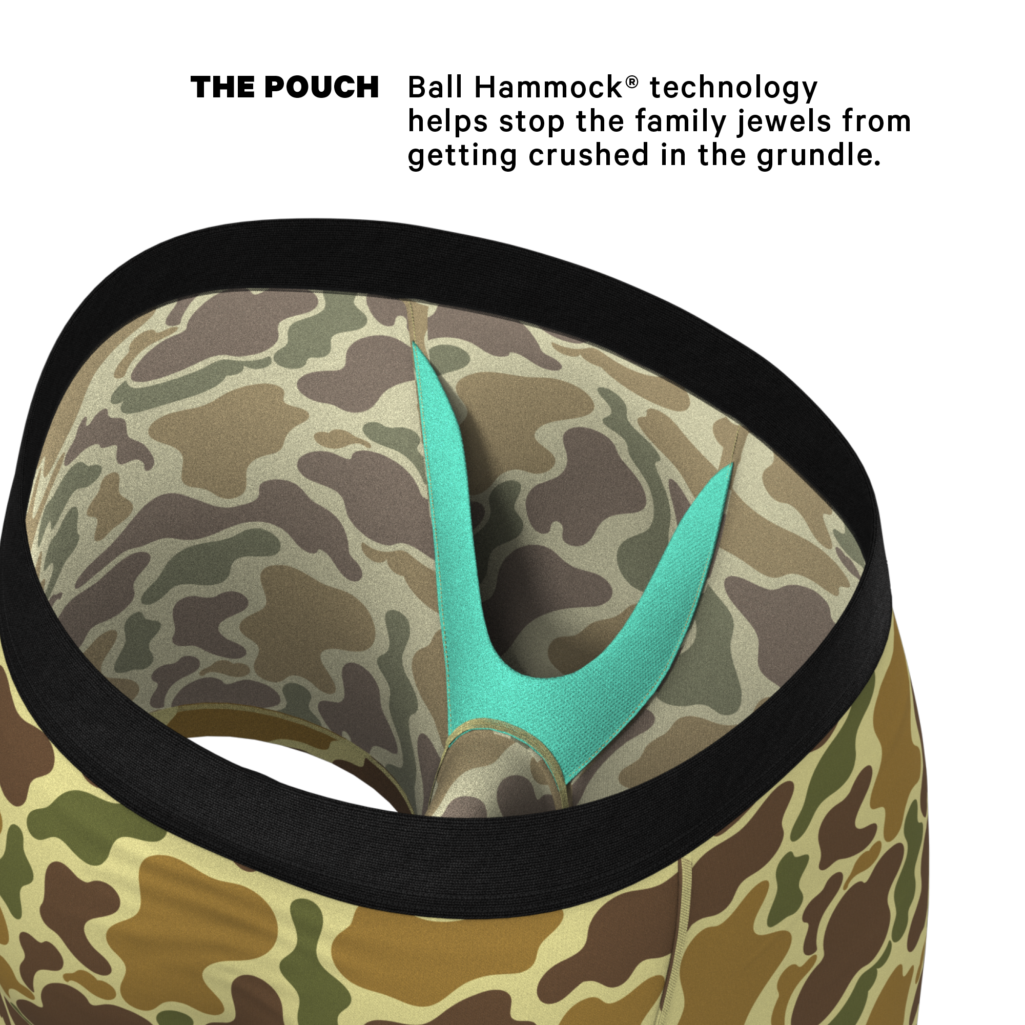 The Chameleon | Duck Camouflage Ball Hammock® Pouch Underwear