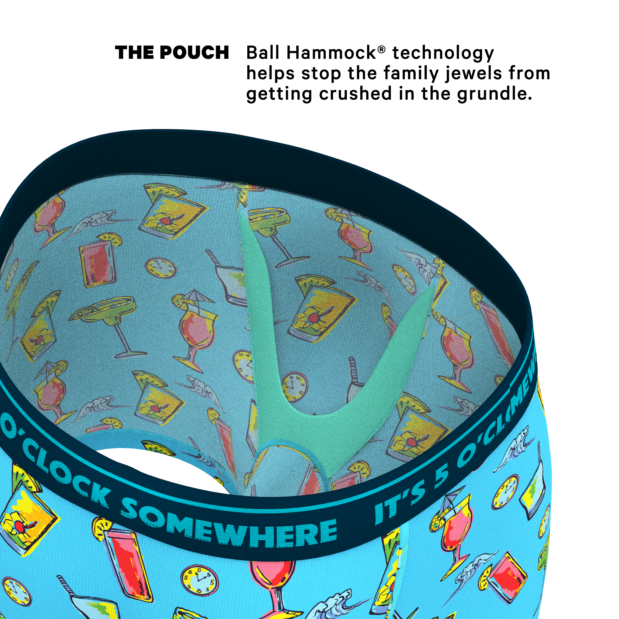 The Cocktail Hour | Shinesty x Margaritaville Ball Hammock® Pouch Underwear