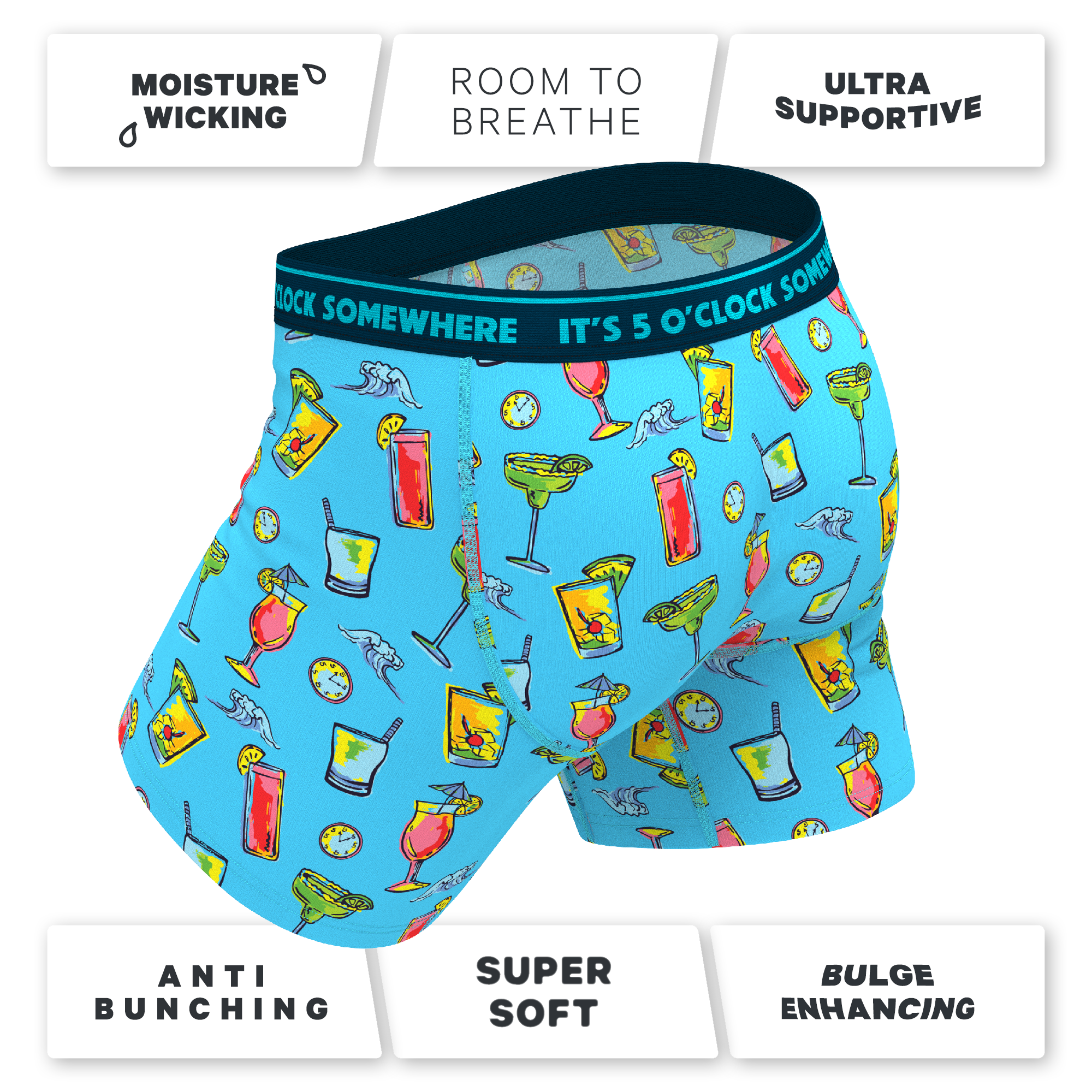 The Cocktail Hour | Shinesty x Margaritaville Ball Hammock® Pouch Underwear