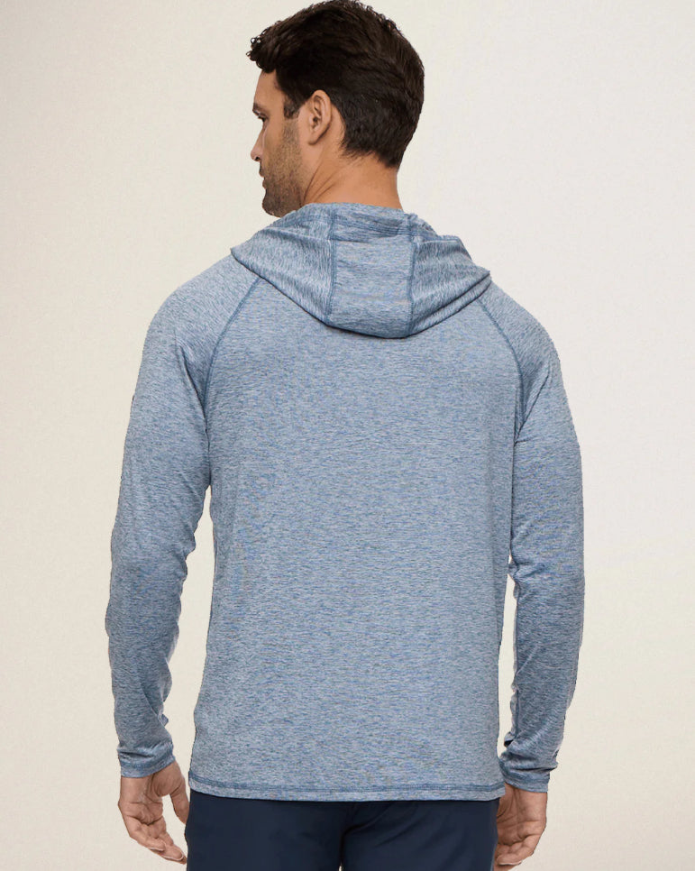 Flag and Anthem Victory Performance Blue Heather Hoodie
