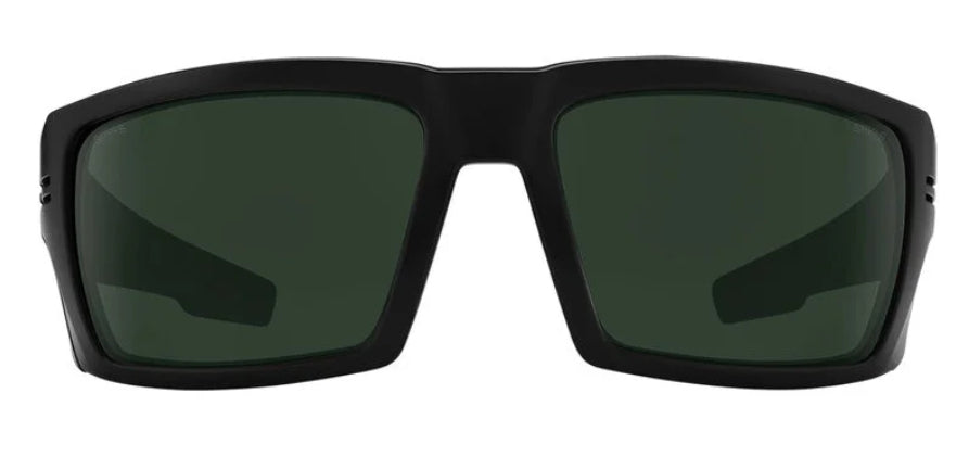 Spy SE Rebar Matte Black Happy Gray Green Sunglasses