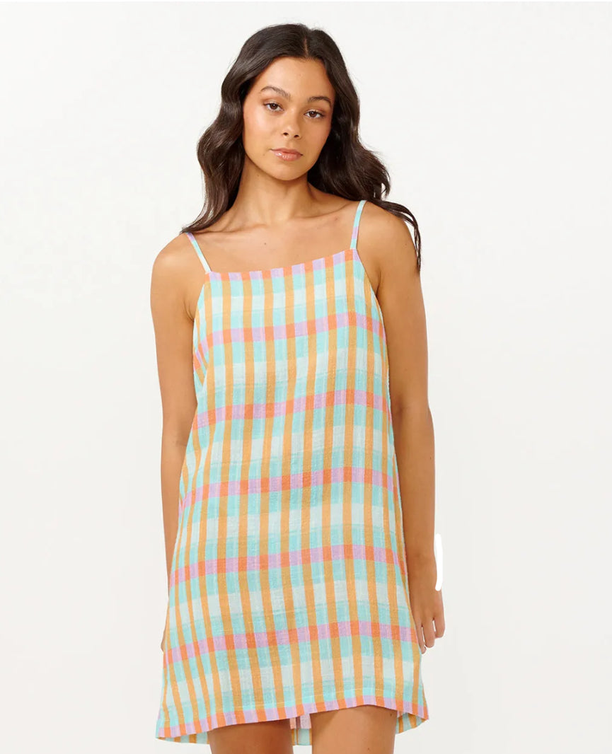 Sun to Sea Check Mini Dress