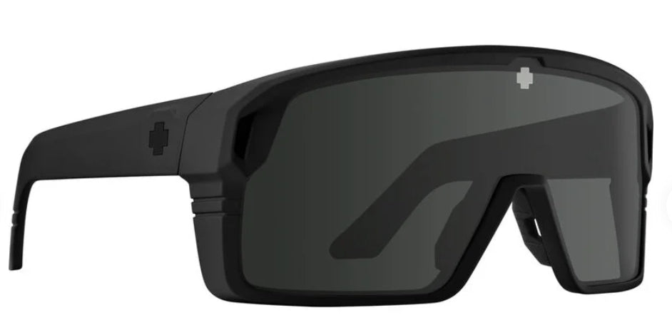 Spy Monolith Happy Gray Green Polar with Black Spectra Mirror Sunglasses