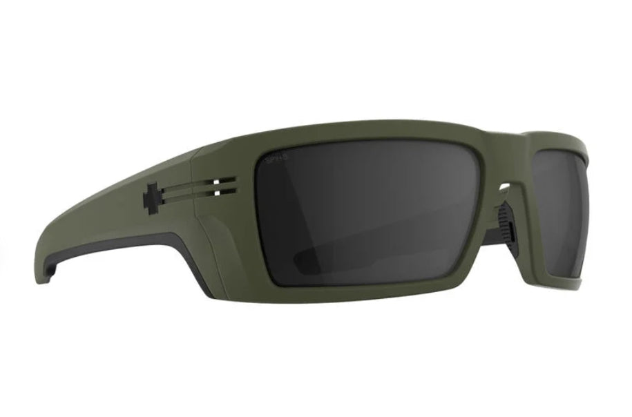 Spy Rebar SE Matte Olive Happy Gray Sunglasses