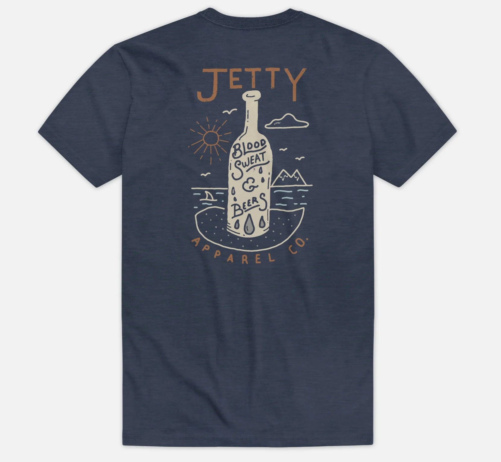 Jetty Blood Sweat & Beers Tee