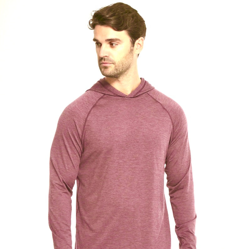 Flag and Anthem Victory Performance Blue Heather Hoodie