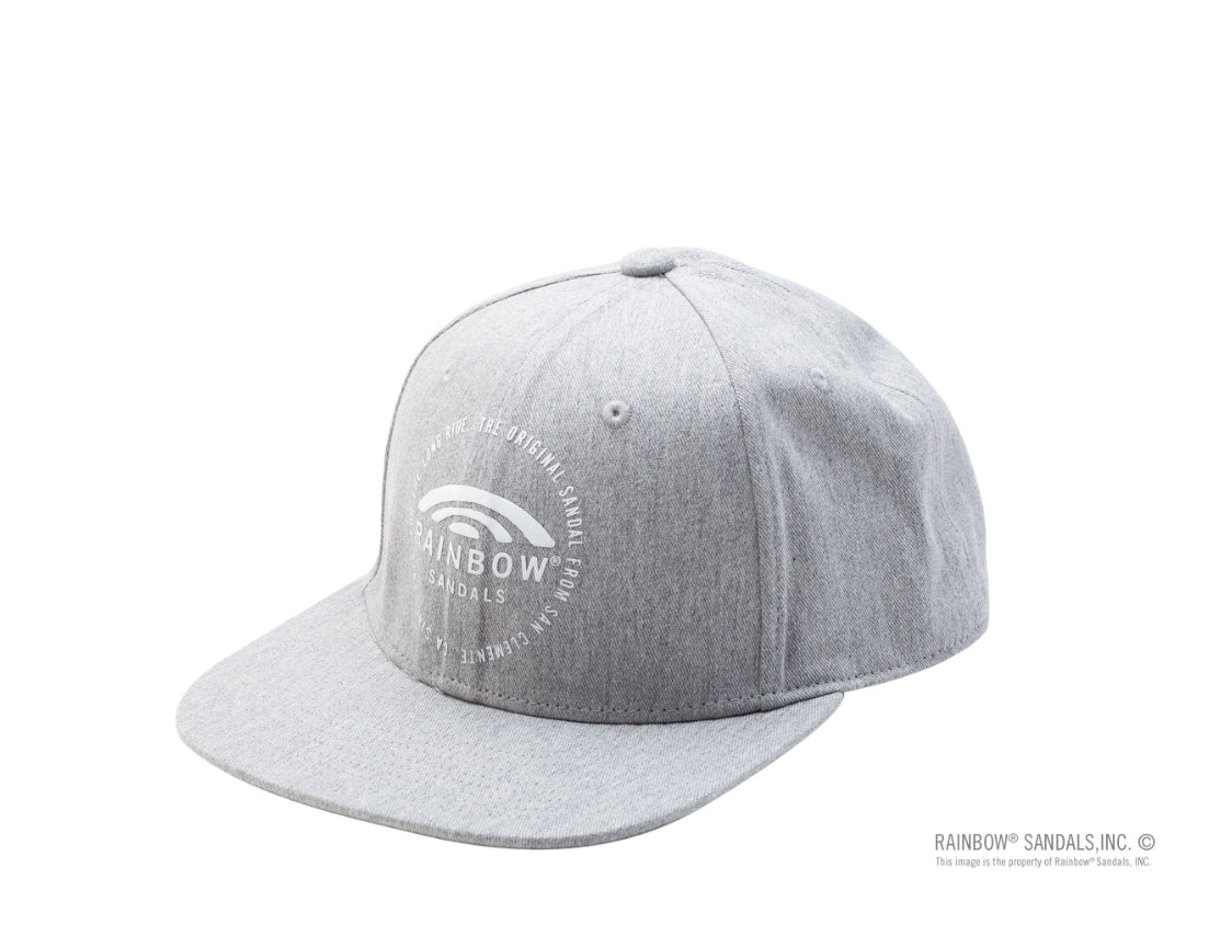 Rainbow Circle Logo Graphite SnapBack Hat