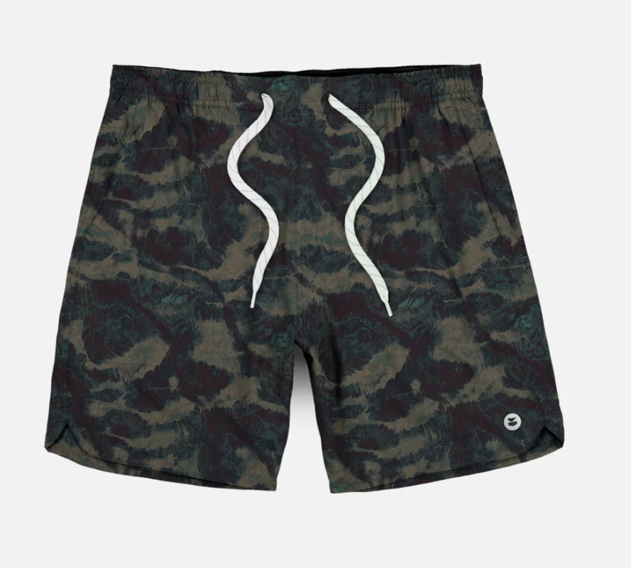 Jetty Coastal Gym Short Olive
