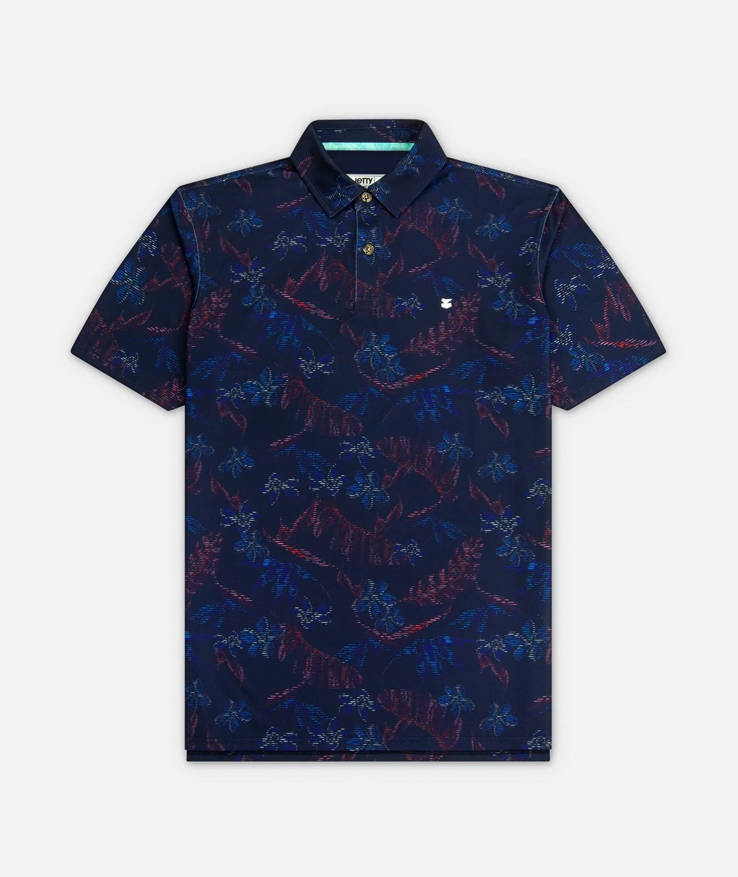 Jetty Bunker Golf Indigo Polo