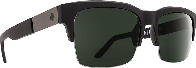 Spy Malcolm Matte Black Happy Gray Green Sunglasses