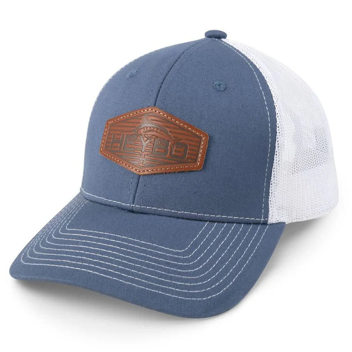 Heybo Leather Marlin Patch Meshback Trucker