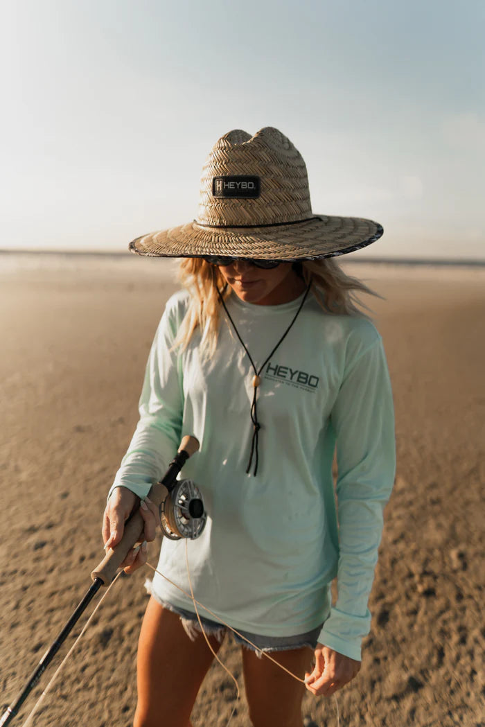 Heybo Straw Hat: Black Lures