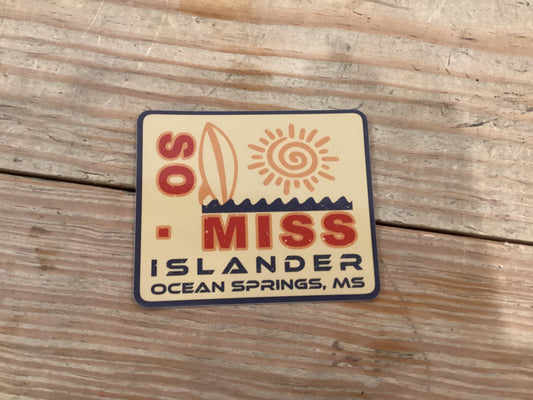 SO MISSISSIPPI Islander ocean springs stickers