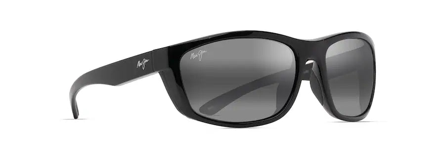 Maui Jim Grey Nuu Landing Black Gloss W/Black RBR