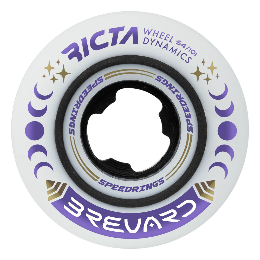 Ricta Wheels Brevard Speedrings White Wide 54mm 101a