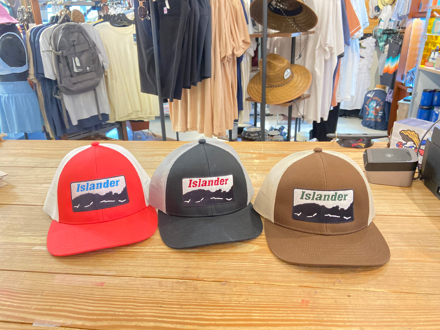 Islander coastline caps