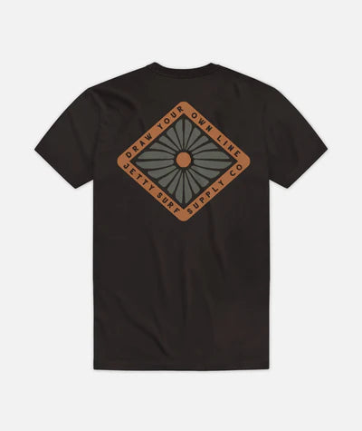 Jetty Flare Tee Brown