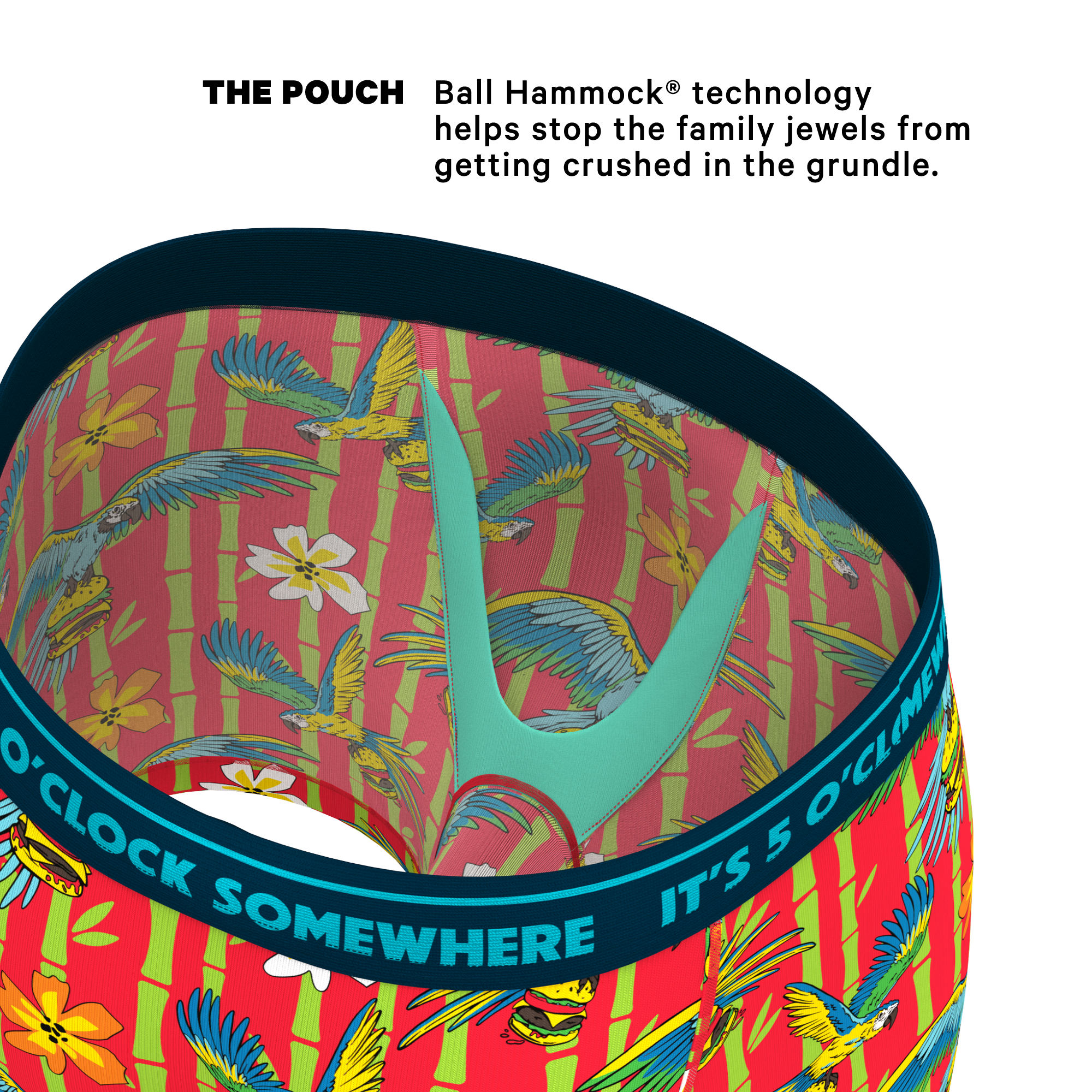 The Key West | Shinesty x Margaritaville Ball Hammock® Pouch Underwear