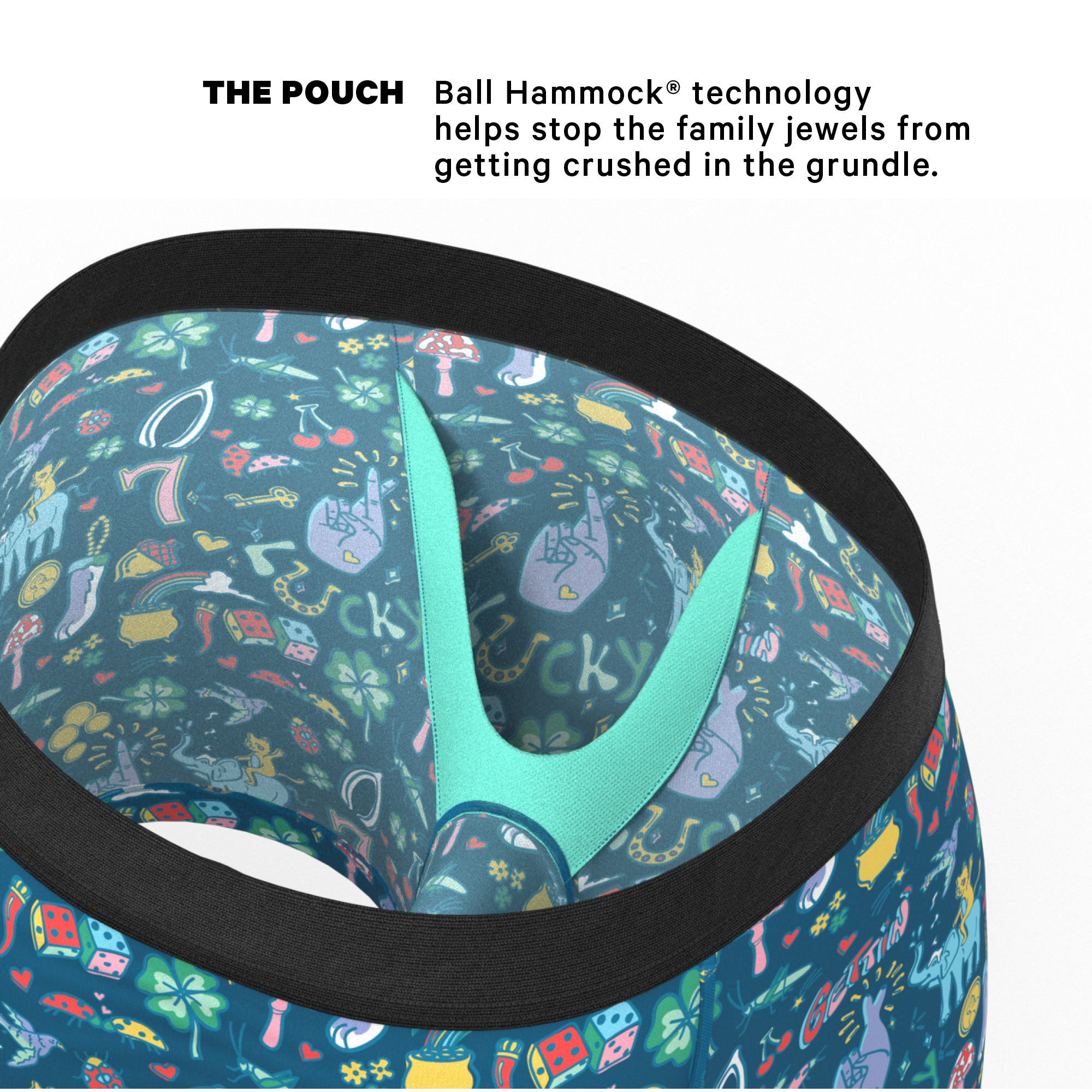 The Lucky Duck | Lucky Symbols Ball Hammock® Pouch Underwear