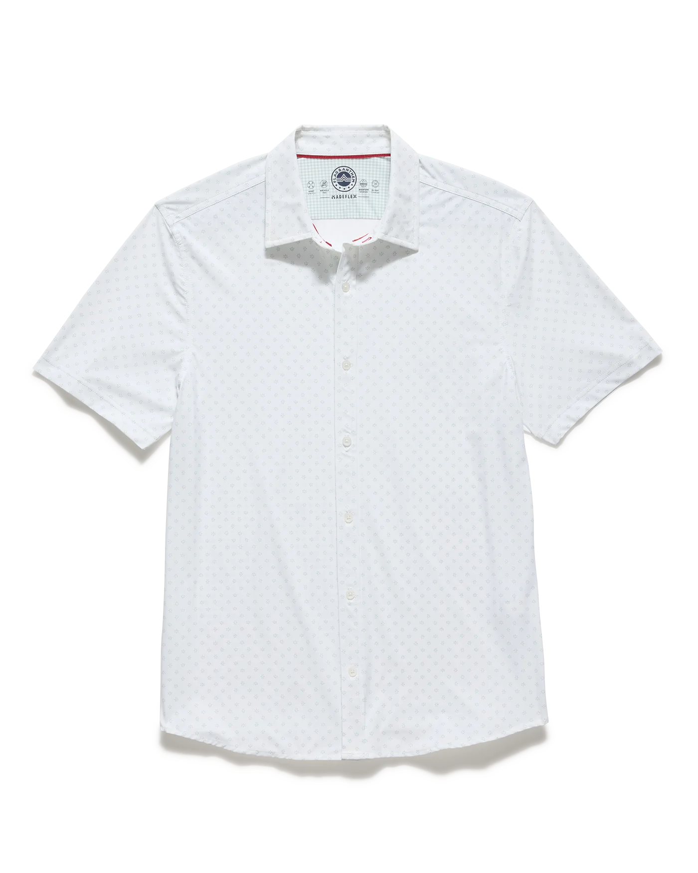 Flag and Anthem Journey SS Stretch Shirt - White Sage