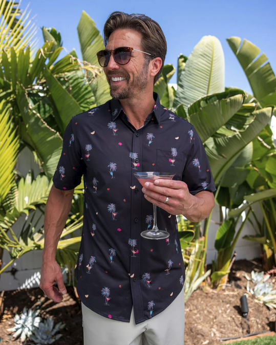 Sunday Swagger Cocktail Hour Button Up