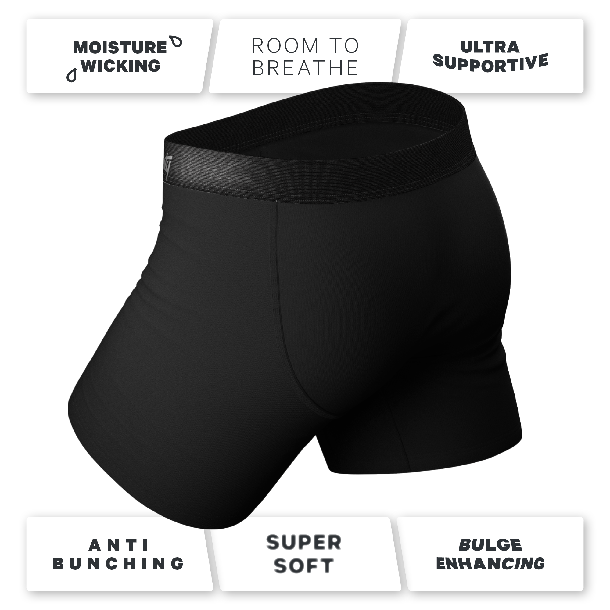 The Threat Level Midnight | Black Ball Hammock® Pouch Underwear