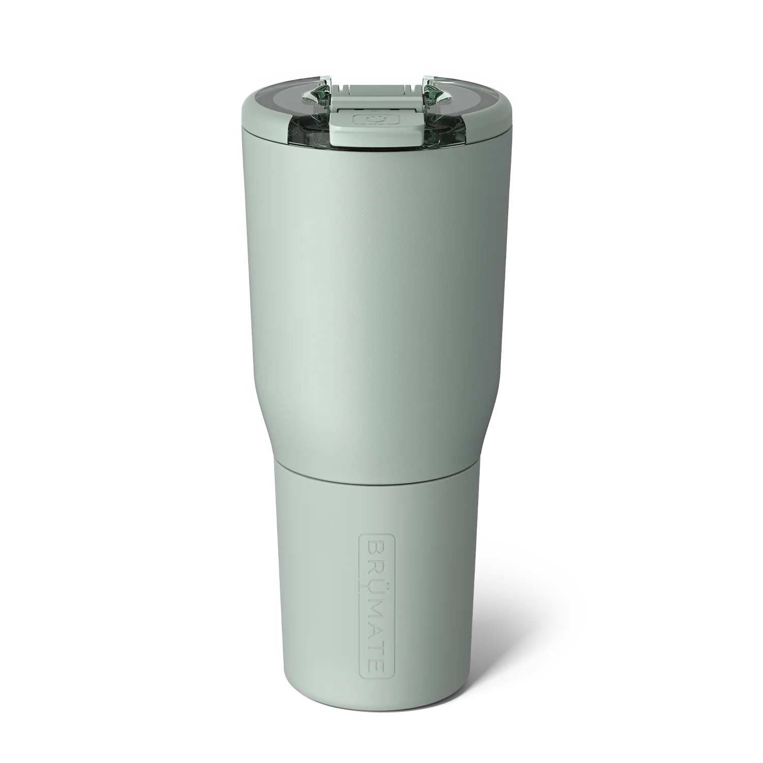 Brumate Insulated Travel Tumbler in Light Grey for Hot and Cold Beverages