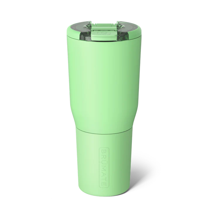 Brumate Mint Green Insulated Tumbler with Spill-Resistant Lid for Hot and Cold Beverages