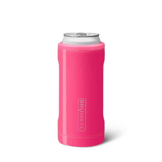 Brumate Pink Can Cooler for Keeping Drinks Cold with Sleek Design