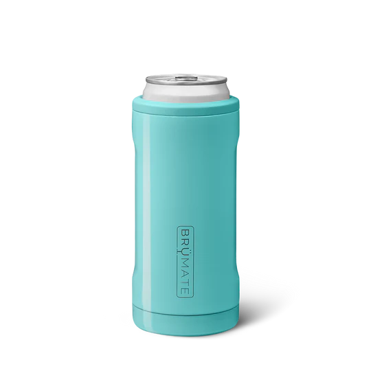 Brumate Insulated Can Cooler in Teal with Sleek Design for Keeping Drinks Cold