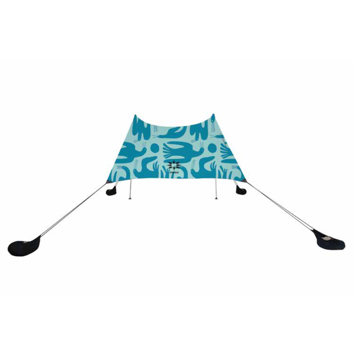 Neso UV protection beach tent featuring a colorful design for sunshade and relaxation on the beach