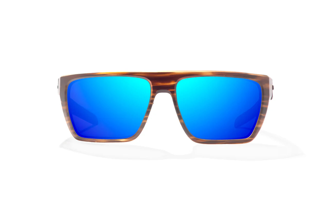 Bajio Zapata - Brown Grass Matte / Blue Mirror Glass