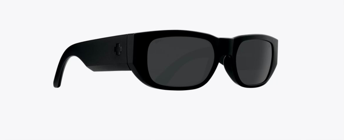 Spy Genre Black HAPOY Gray Sunglasses