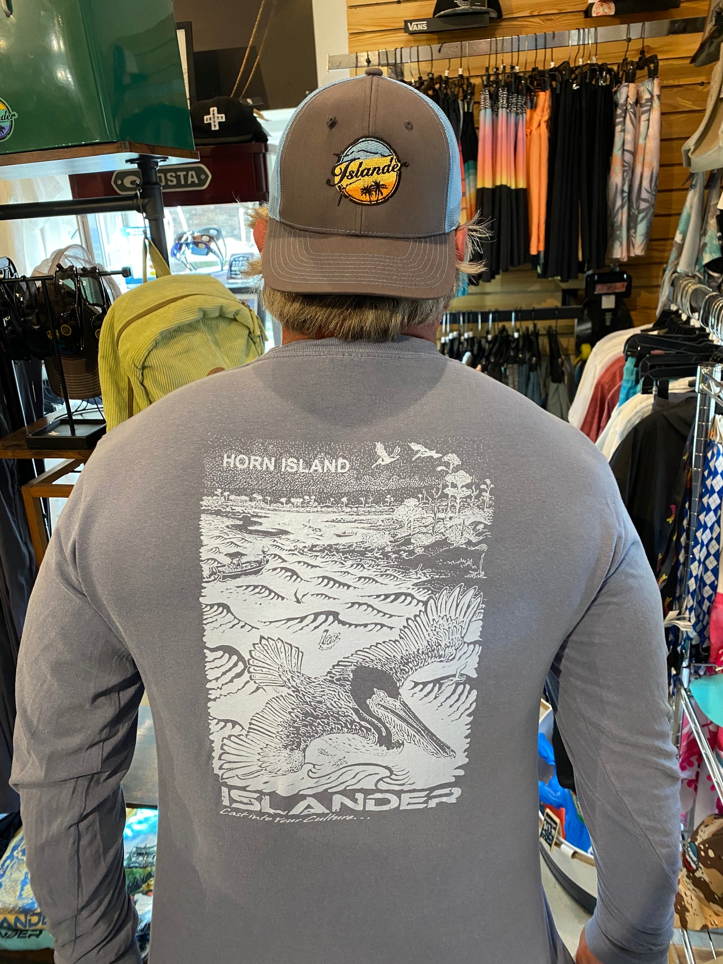 Stig Horn Island pelican long sleeve