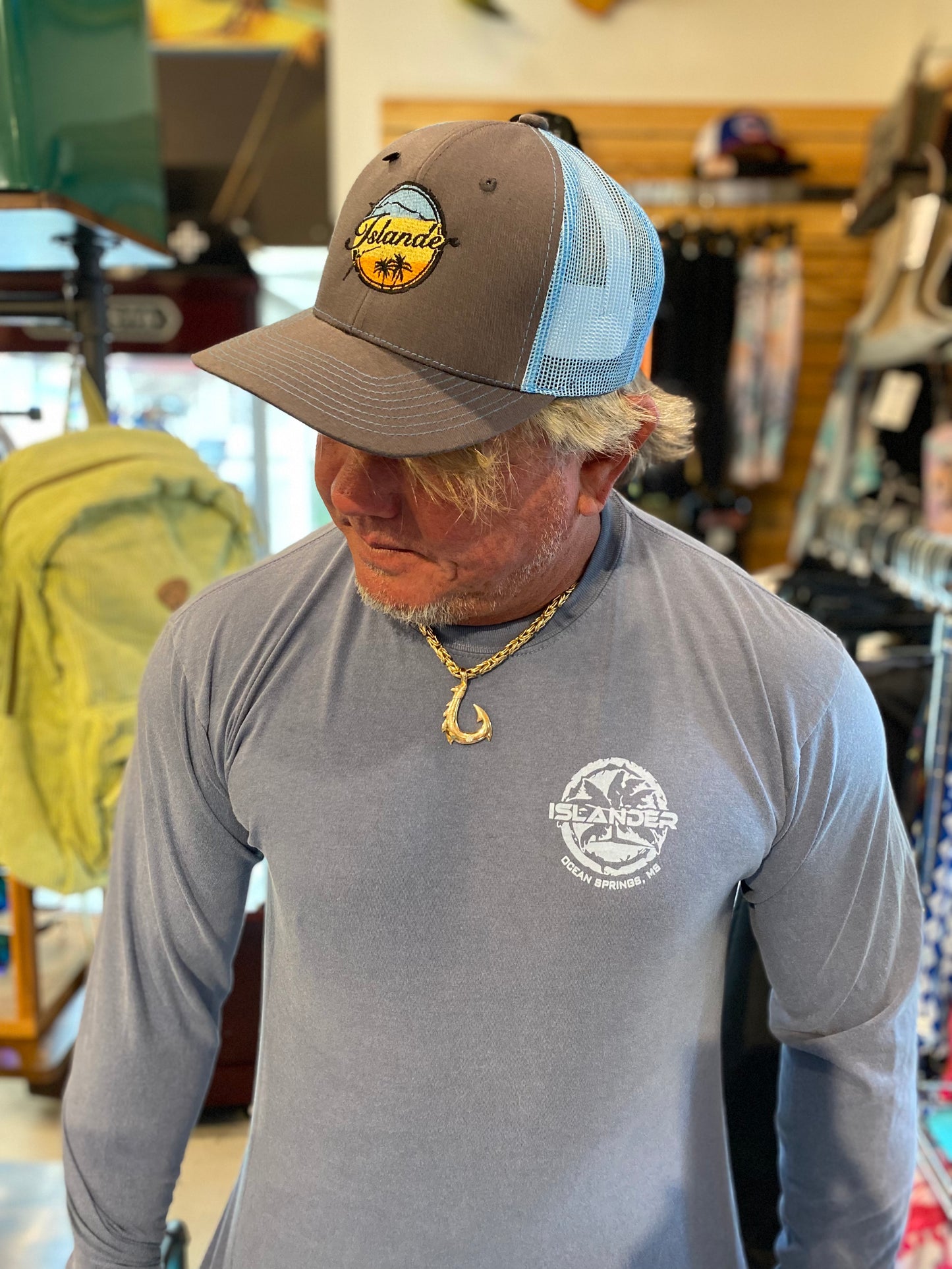 Stig Horn Island pelican long sleeve