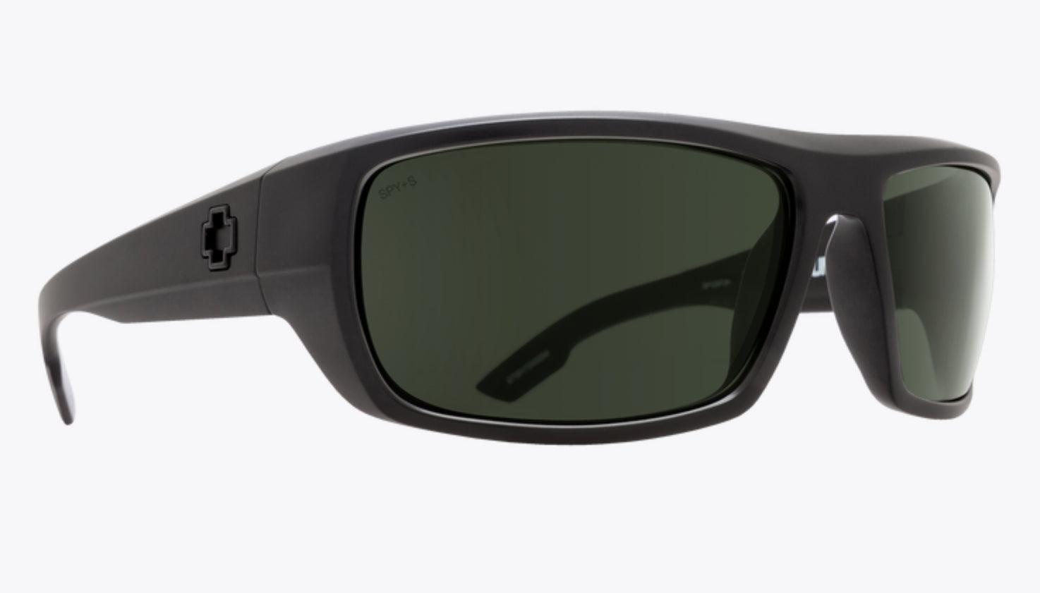 Spy Bounty Black Rx HDPLUS Gray Green Sunglasses