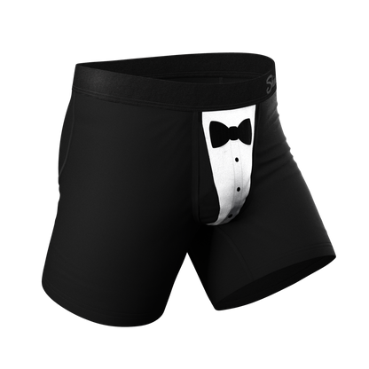 The 009 | Black Tuxedo Ball Hammock® Pouch Underwear