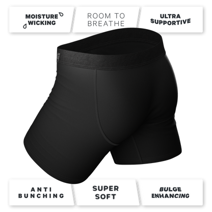 The 009 | Black Tuxedo Ball Hammock® Pouch Underwear