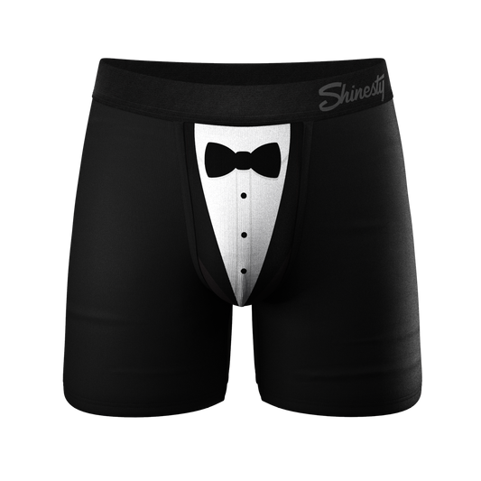 The 009 | Black Tuxedo Ball Hammock® Pouch Underwear