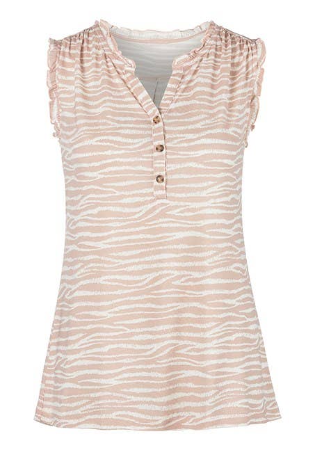 Lascana - LASCANA Women's Ruffle Detail Tank Top