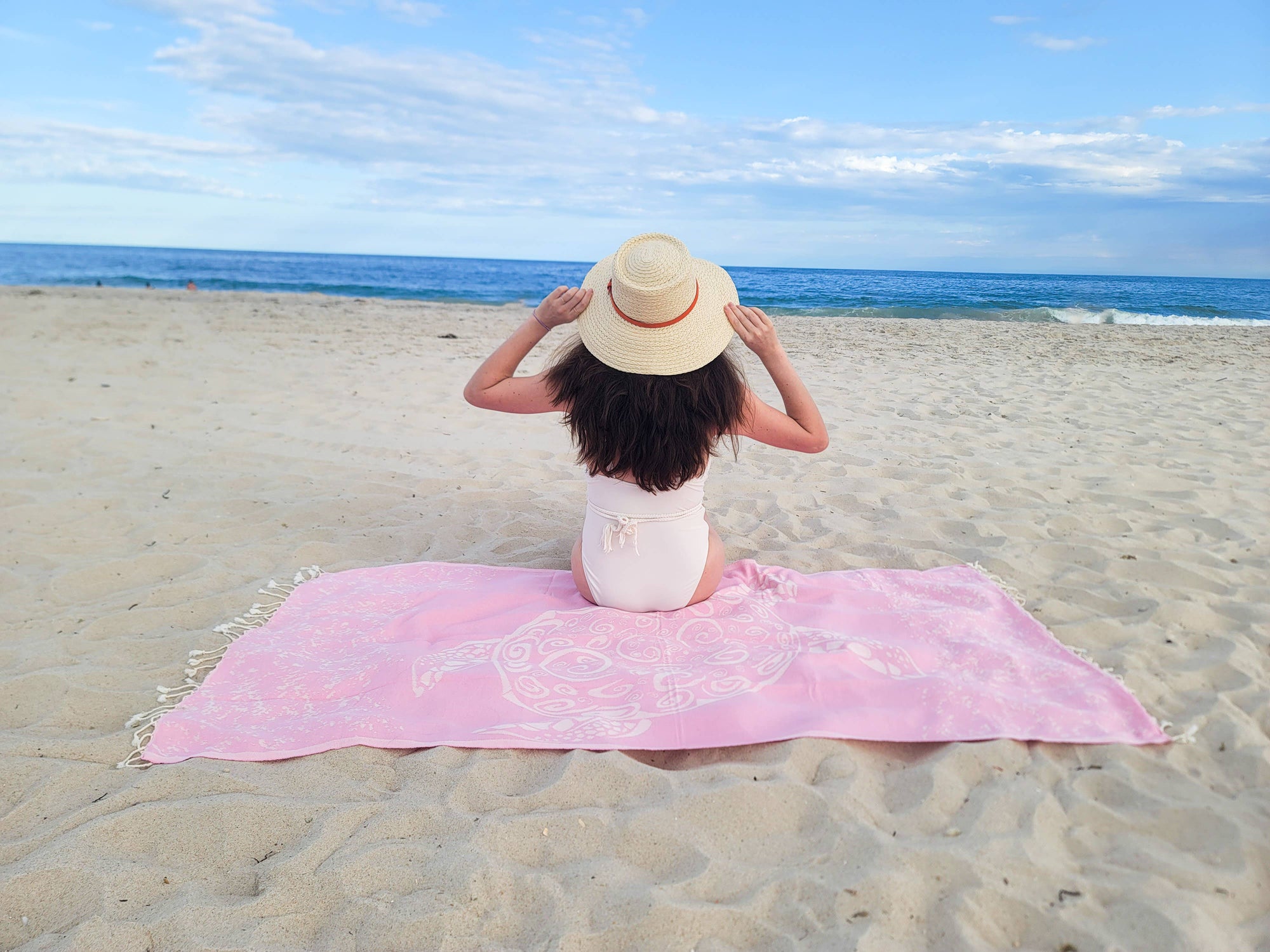 Kalkedon Towels - Caretta Turtle Beach Towel | Oversized Turkish Towel | Sand Free