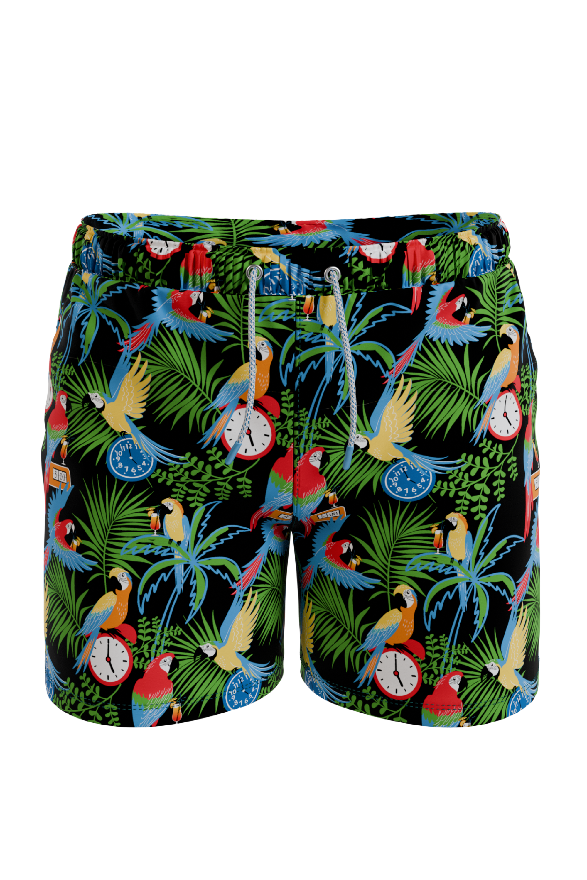 Shinesty, Inc - The 5 O'Clock Somewhere | Margaritaville® Ball Hammock® Pouch 8" Swim Trunks