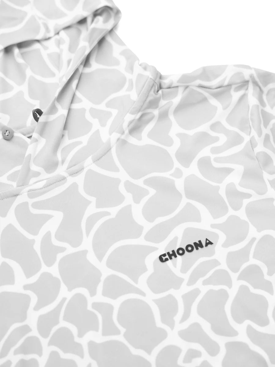 Choona Grayton Ultra-Lightweight Hoodie - Grey Camo