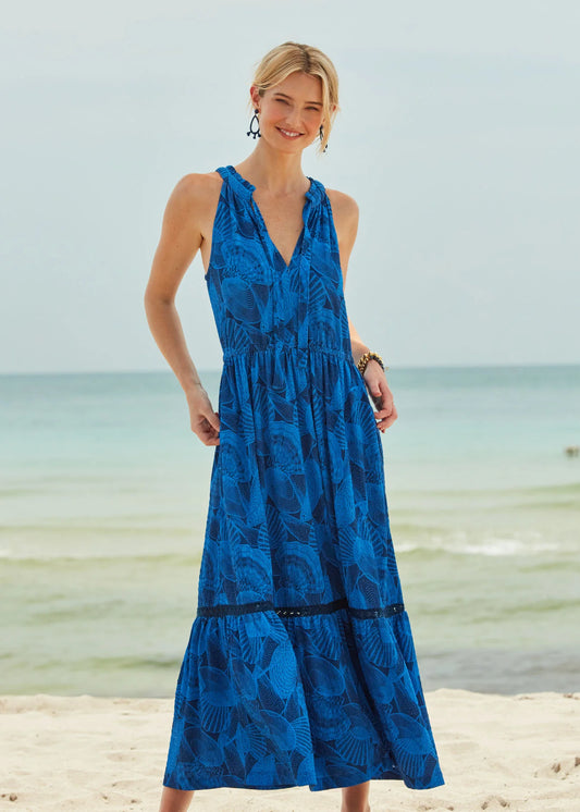 Cabana Life - San Sebastian Tie Neck Maxi Dress