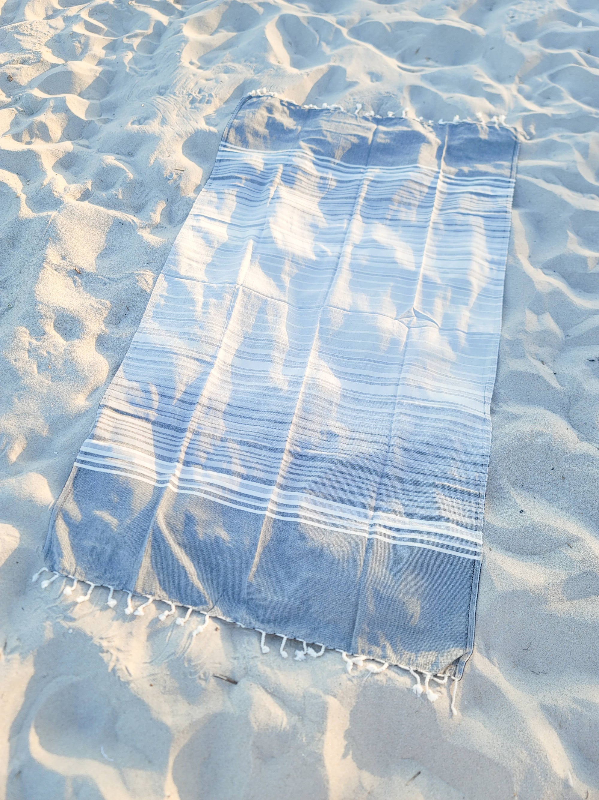 Kalkedon Towels - Tegula Turkish Towel | Sand Free Beach Towel |Jacquard Woven