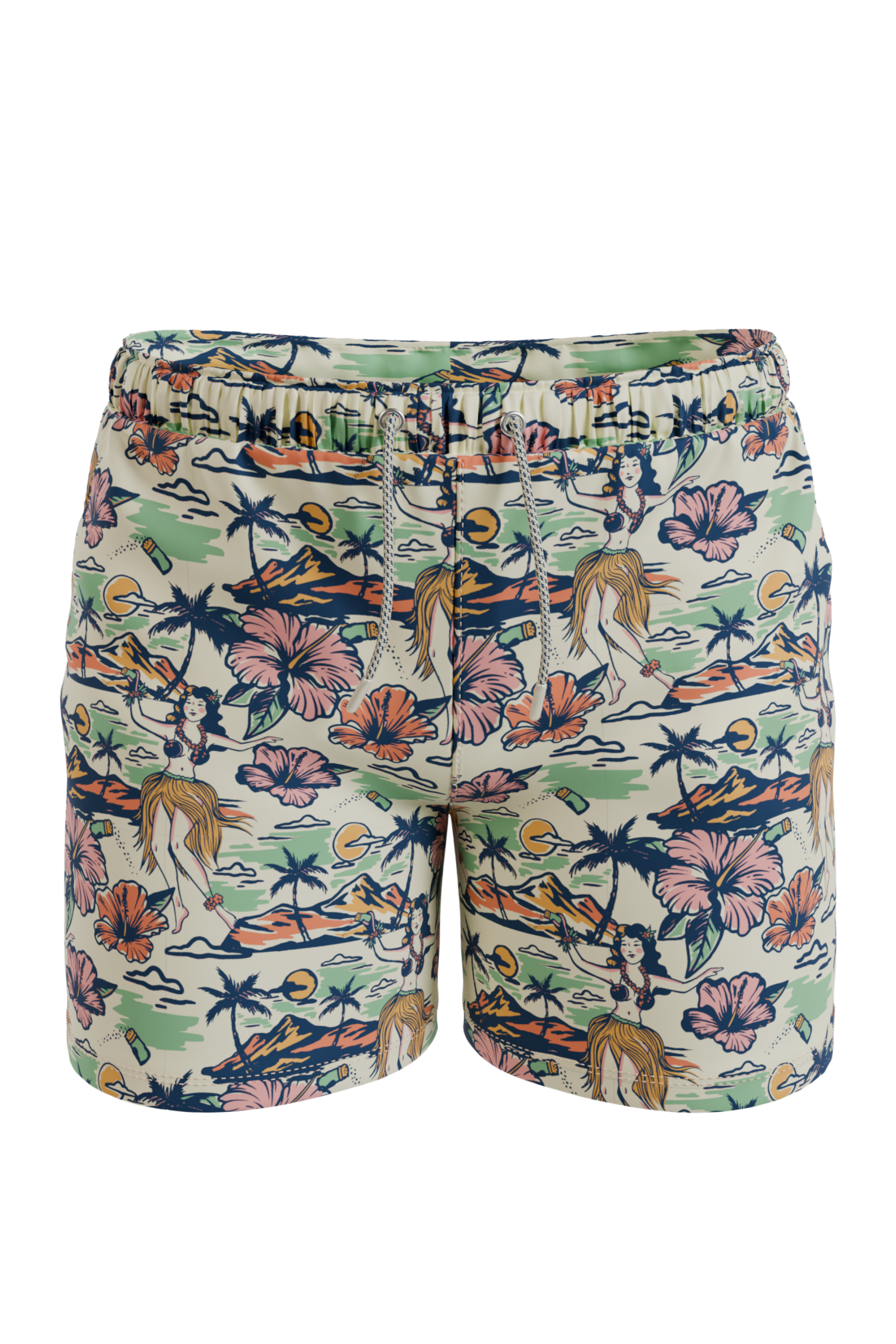 Shinesty, Inc - The Come Monday | Shinesty x Margaritaville® Ball Hammock® Pouch 8" Swim Trunks