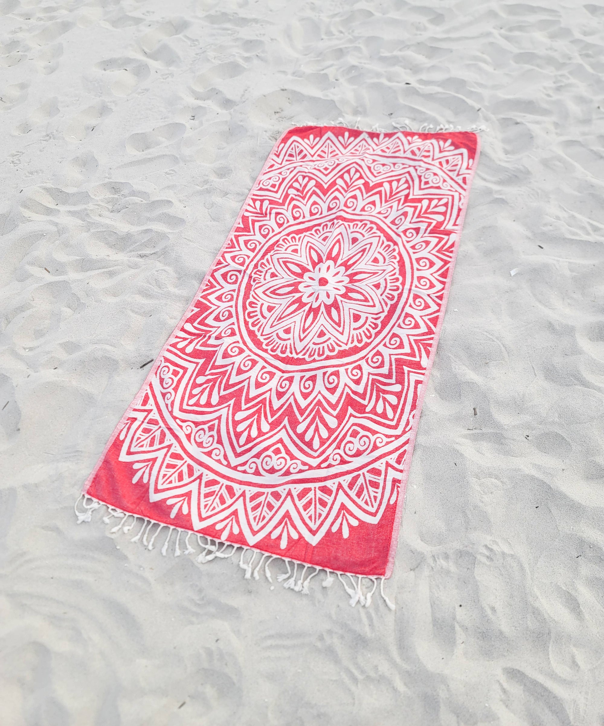 Kalkedon Towels - Mandala Turkish Towel | Double Sided Beach Towel | Sand Free