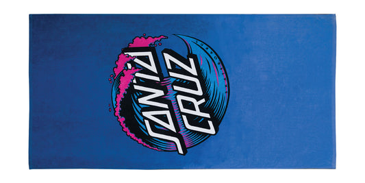 Santa Cruz Wave Dot Towel Royal Ombre