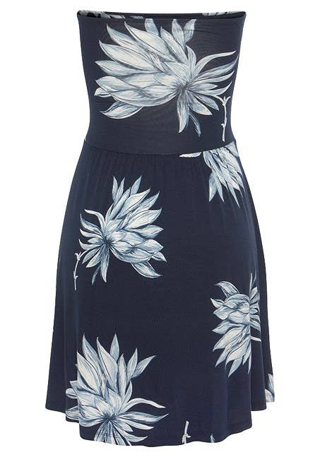 Lascana - LASCANA Women's Printed Strapless Dress